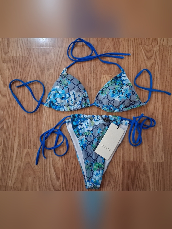 Gucci Other - NWT GUCCI Blooms Supreme 2 Piece Floral Bikini.  Womens.  Size Large.